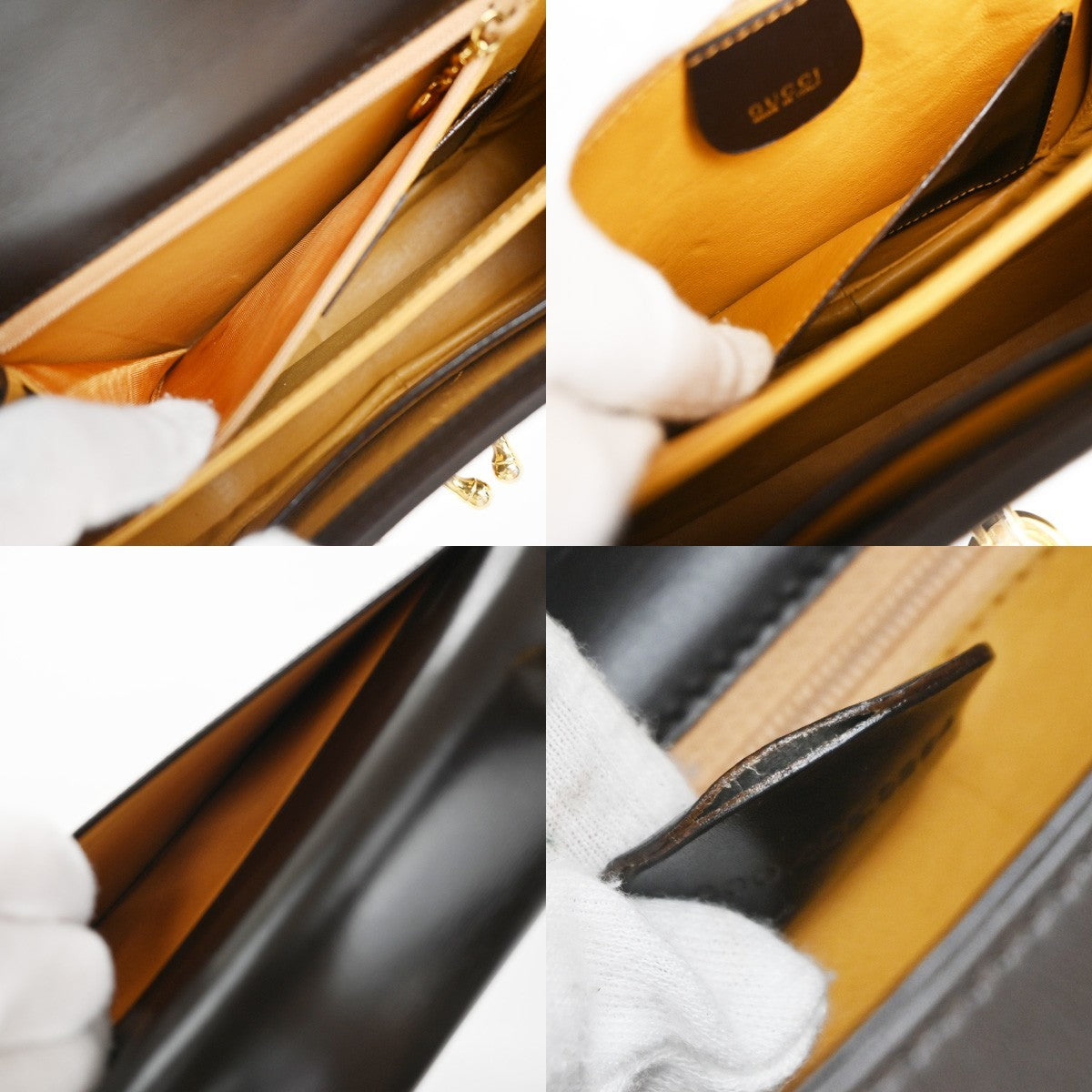 Gucci Vintage Handbag Leather