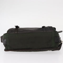 Prada Double Buckle Flap Messenger Bag Tessuto