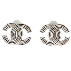 Chanel CC Clip-On Earrings Metal