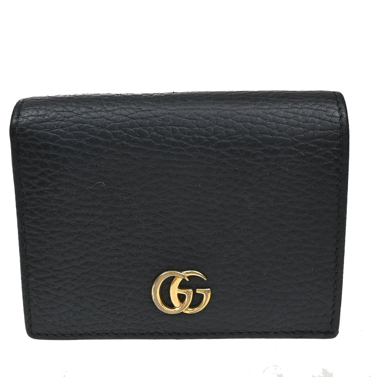 Gucci GG Marmont Flap Card Case Leather