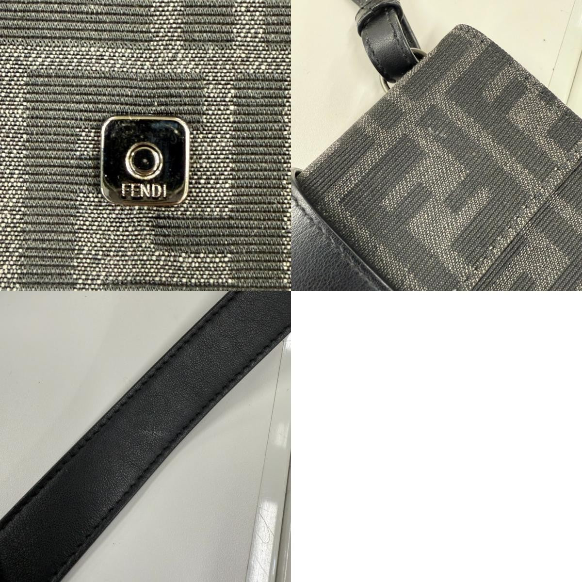 Fendi Baguette Convertible Belt Bag Zucca canvas