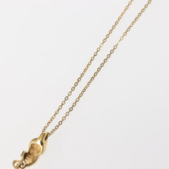 Christian Dior CD Pendant Necklace Gold-plated
