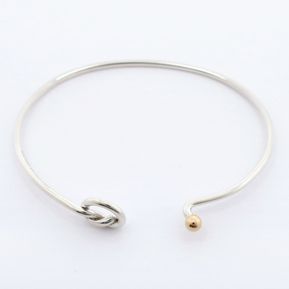 Tiffany & Co. Love Knot Bracelet Sterling Silver and 18K Yellow Gold