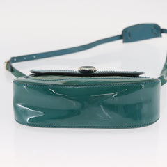 Gucci Vintage Flap Shoulder Bag Patent Leather