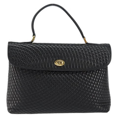 Bally Vintage Handbag Quilted Leather
