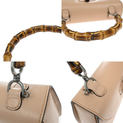 Gucci Bamboo 1947 Top Handle Bag Leather