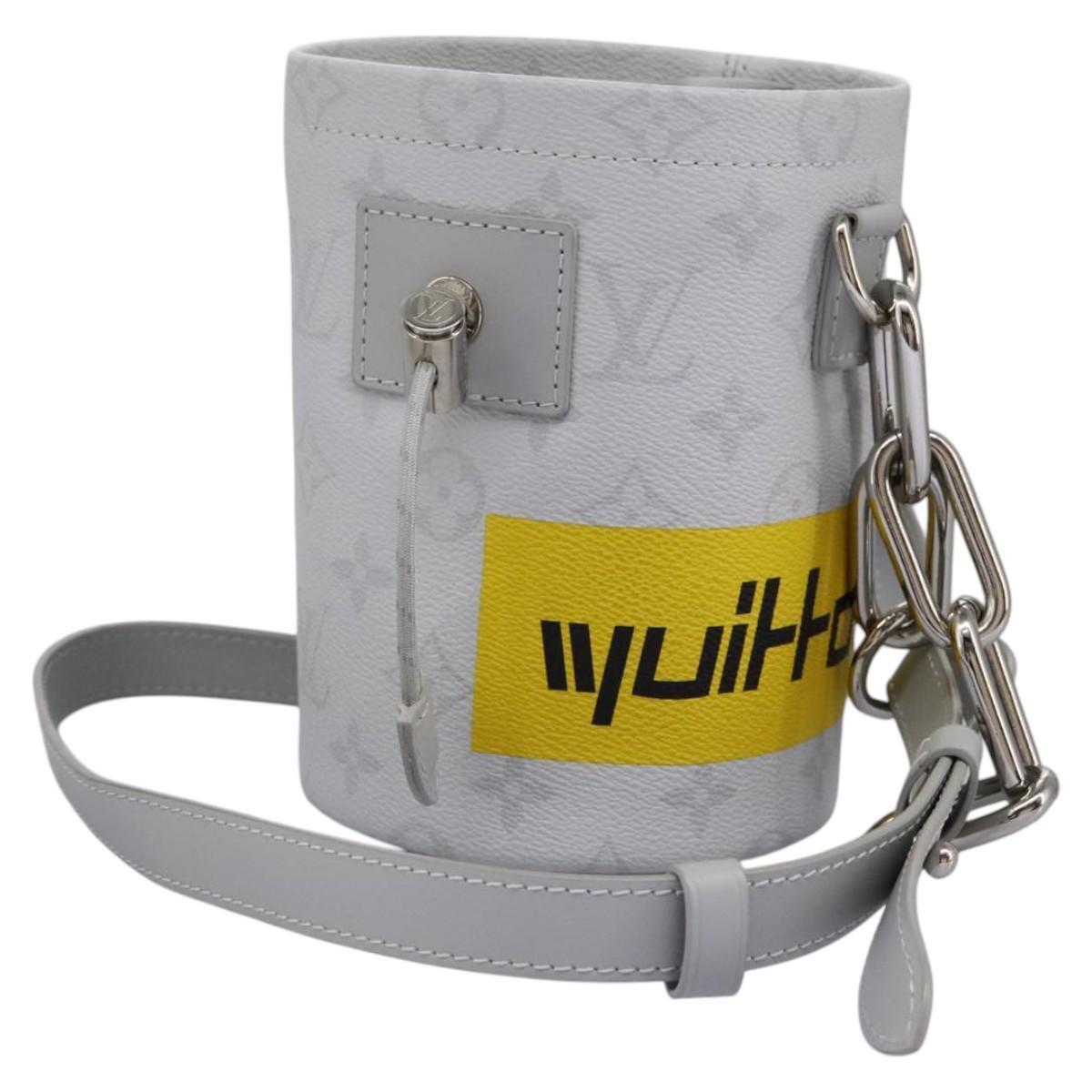 Louis Vuitton Chalk Nano Bag Limited Edition Logo Story Monogram Canvas