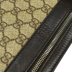 Gucci Flat Messenger Bag GG Coated Canvas