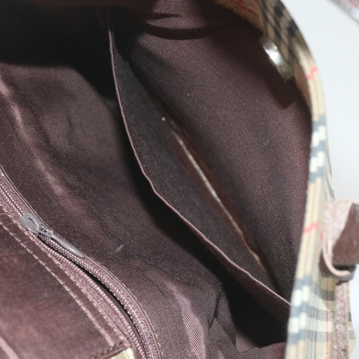 Burberry Nova Check Tote Leather