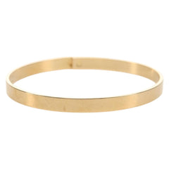 Hermes Kelly Bracelet 18K Yellow Gold and Pave Diamonds