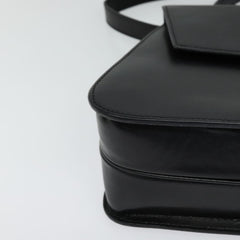 Celine Circle Logo Handbag Leather