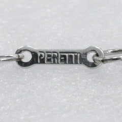 Tiffany & Co. Elsa Peretti Open Heart Pendant Necklace silver