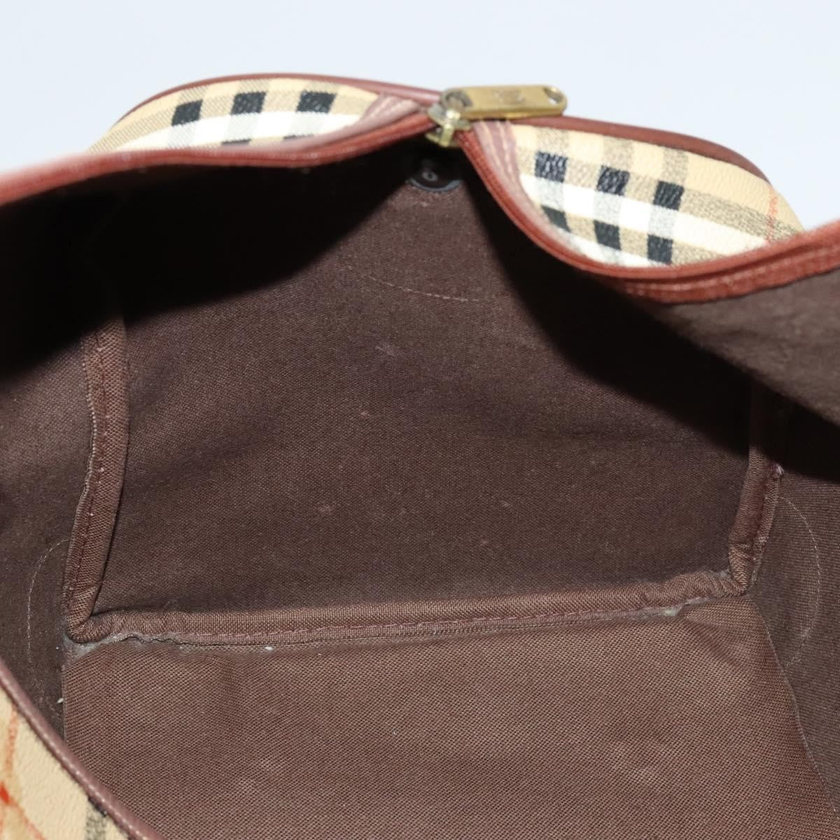 Burberry Convertible Weekend Duffle Bag Haymarket Coated Canvas