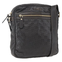 Gucci Front Zip Messenger Guccissima Leather