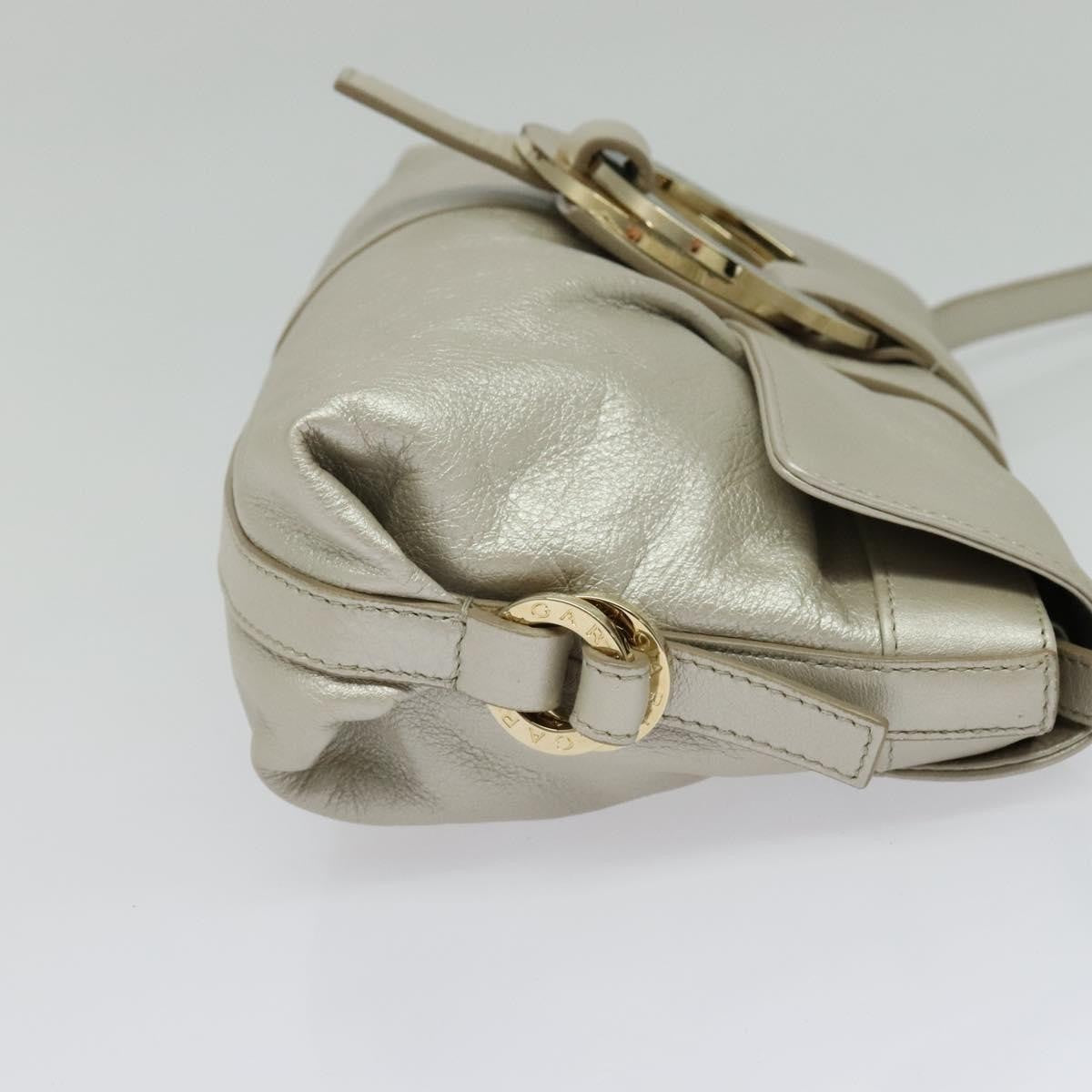 Bvlgari Chandra Flap Shoulder Bag Leather