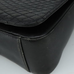 Bally Vintage Flap Handbag Quilted Leather