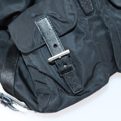 Prada Double Pocket Shoulder Bag Tessuto