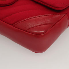 Chanel Classic Single Flap Bag Chevron Jersey