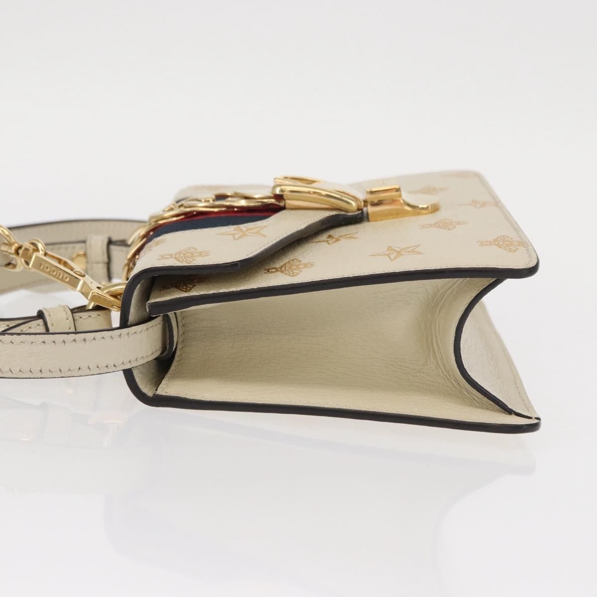 Gucci Sylvie Top Handle Bag Printed Leather