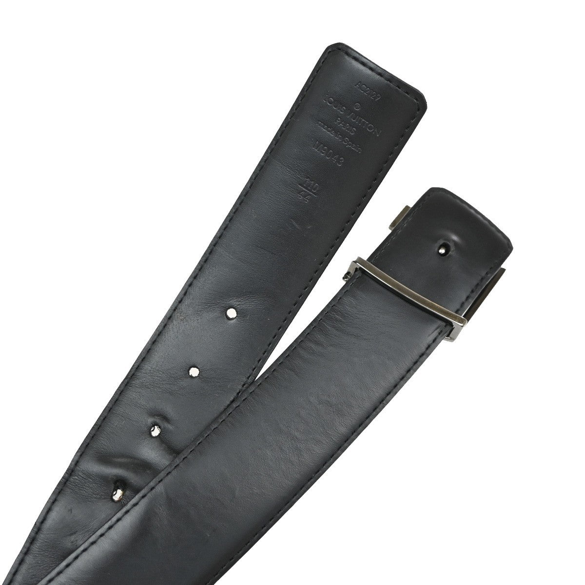 Louis Vuitton LV Initiales Belt Monogram Eclipse Leather
