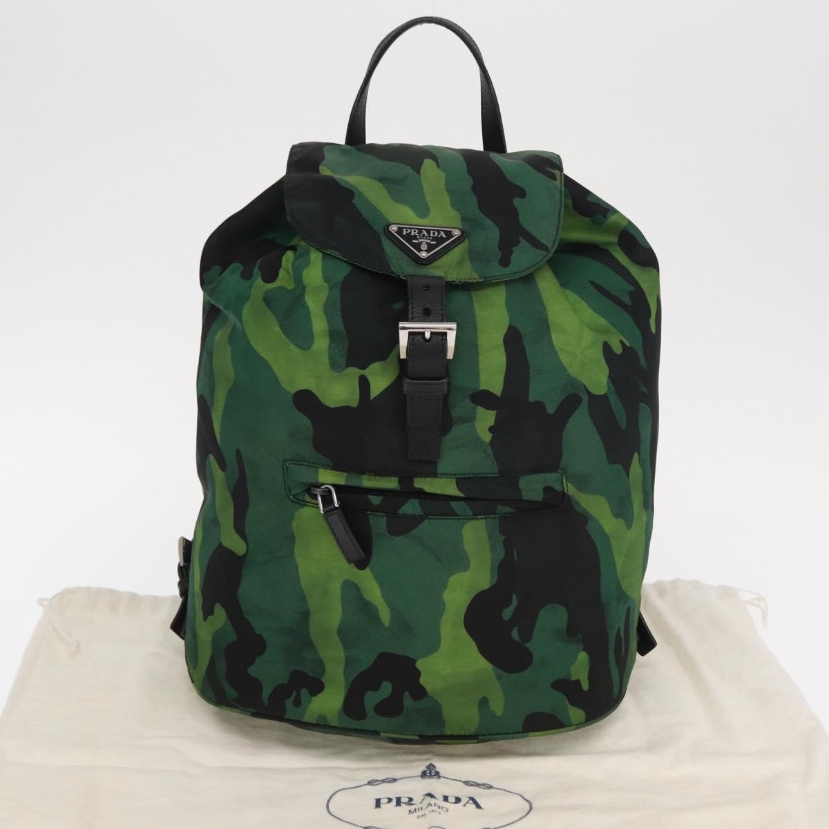 Prada Camouflage Backpack Tessuto