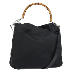 Gucci Vintage Bamboo Handle Bag Nylon