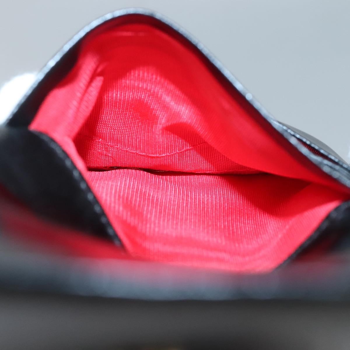 Celine Circle Logo Compact Wallet Leather