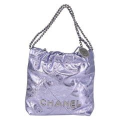 Chanel 22 Chain Hobo Quilted Calfskin