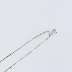 Christian Dior Trotter Motif Necklace Engraved Metal