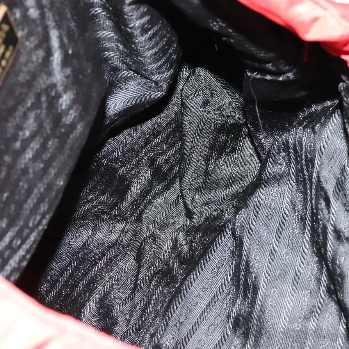 Prada Convertible Metal Handle Satchel Quilted Tessuto