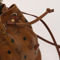 MCM Drawstring Shoulder Bag Leather