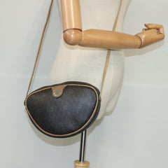 Christian Dior Vintage Honeycomb Shoulder Bag Canvas