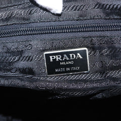 Prada Vela Double Front Pocket Backpack Tessuto with Saffiano Leather