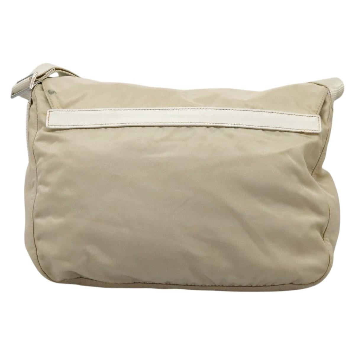 Prada Double Buckle Flap Messenger Bag Tessuto