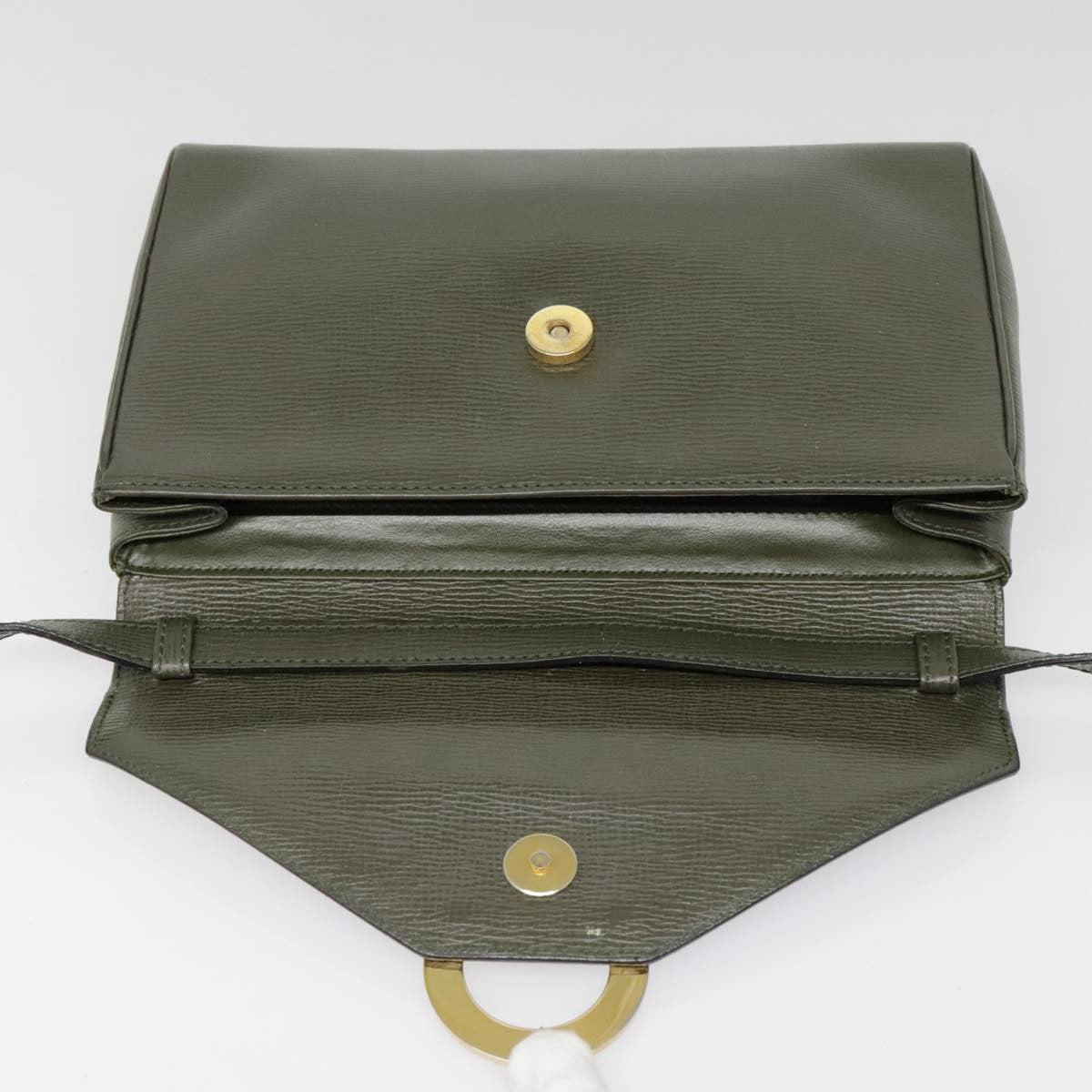 Celine Vintage Circle Logo Crossbody Bag Leather