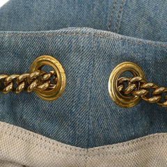 Gucci Soho Chain Strap Shoulder Bag Denim
