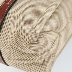 Chloe Woody Tote Canvas with Leather