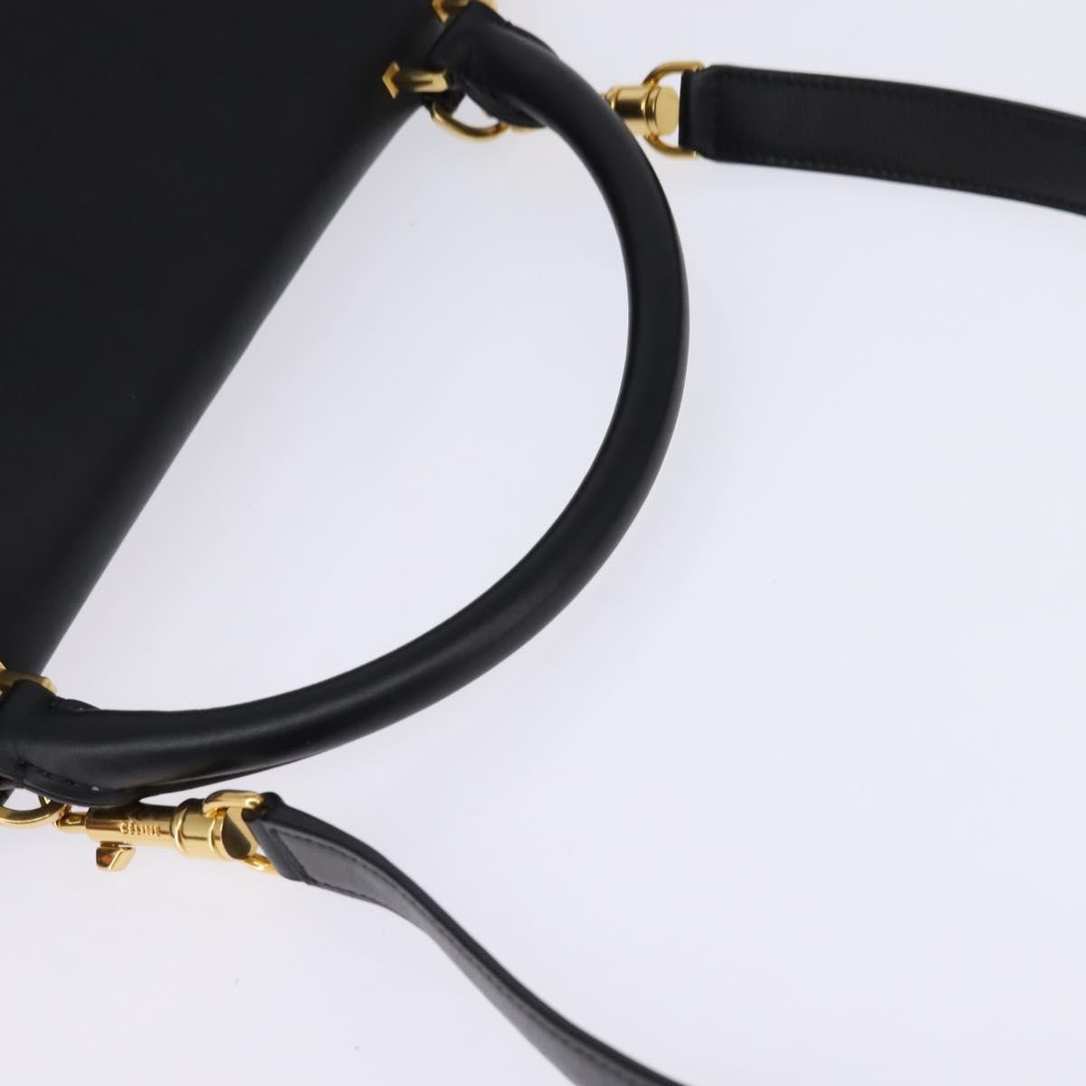 Celine Trapeze Bag Canvas with Leather