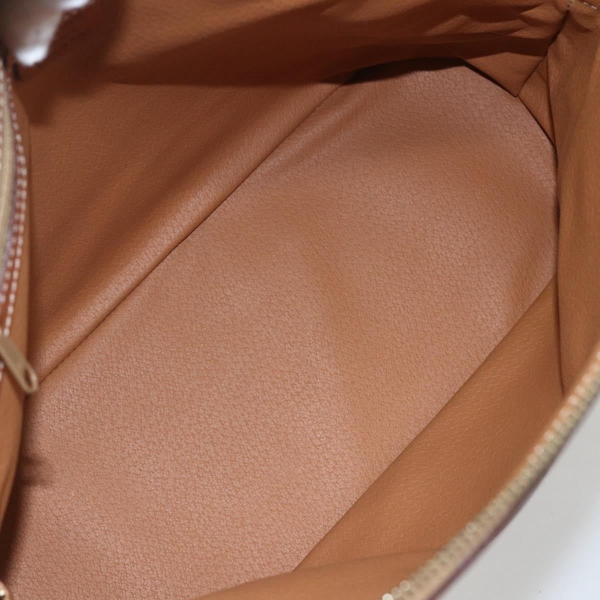 Celine Vintage Macadam Handbag Canvas and Leather