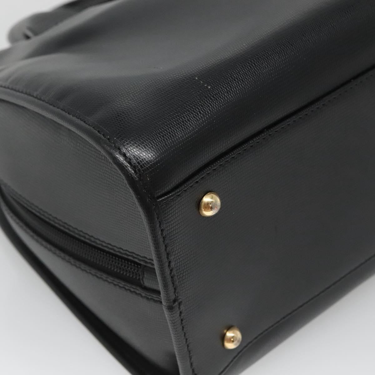 Celine Circle Logo Handbag Leather