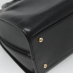 Celine Circle Logo Handbag Leather