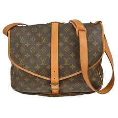 Louis Vuitton Saumur Handbag Monogram Canvas