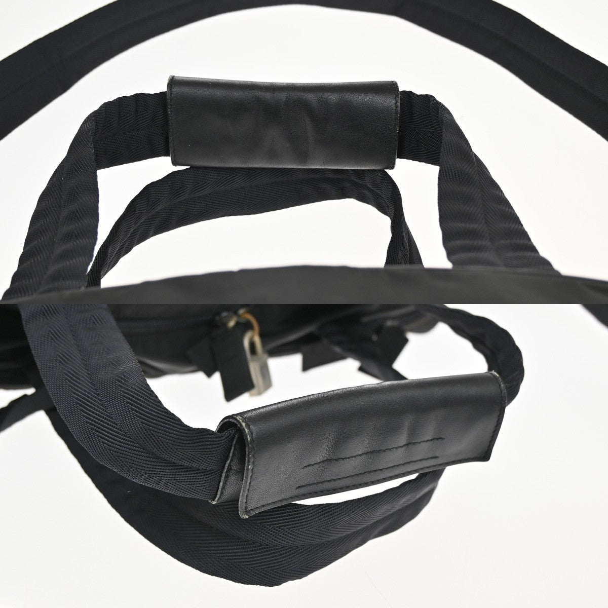 Prada Expandable Front Zip Boston Bag Tessuto