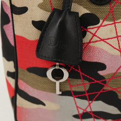 Christian Dior Polochon Satchel Limited Edition Anselm Reyle Camouflage Canvas