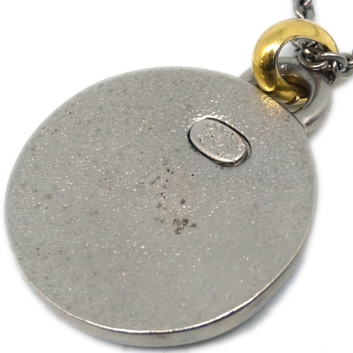 Chanel Medallion Pendant Necklace Metal