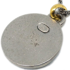 Chanel Medallion Pendant Necklace Metal