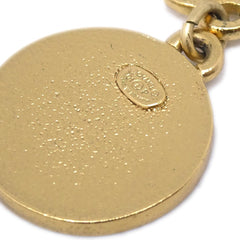 Chanel CC Star Dangle Earrings Metal with Enamel