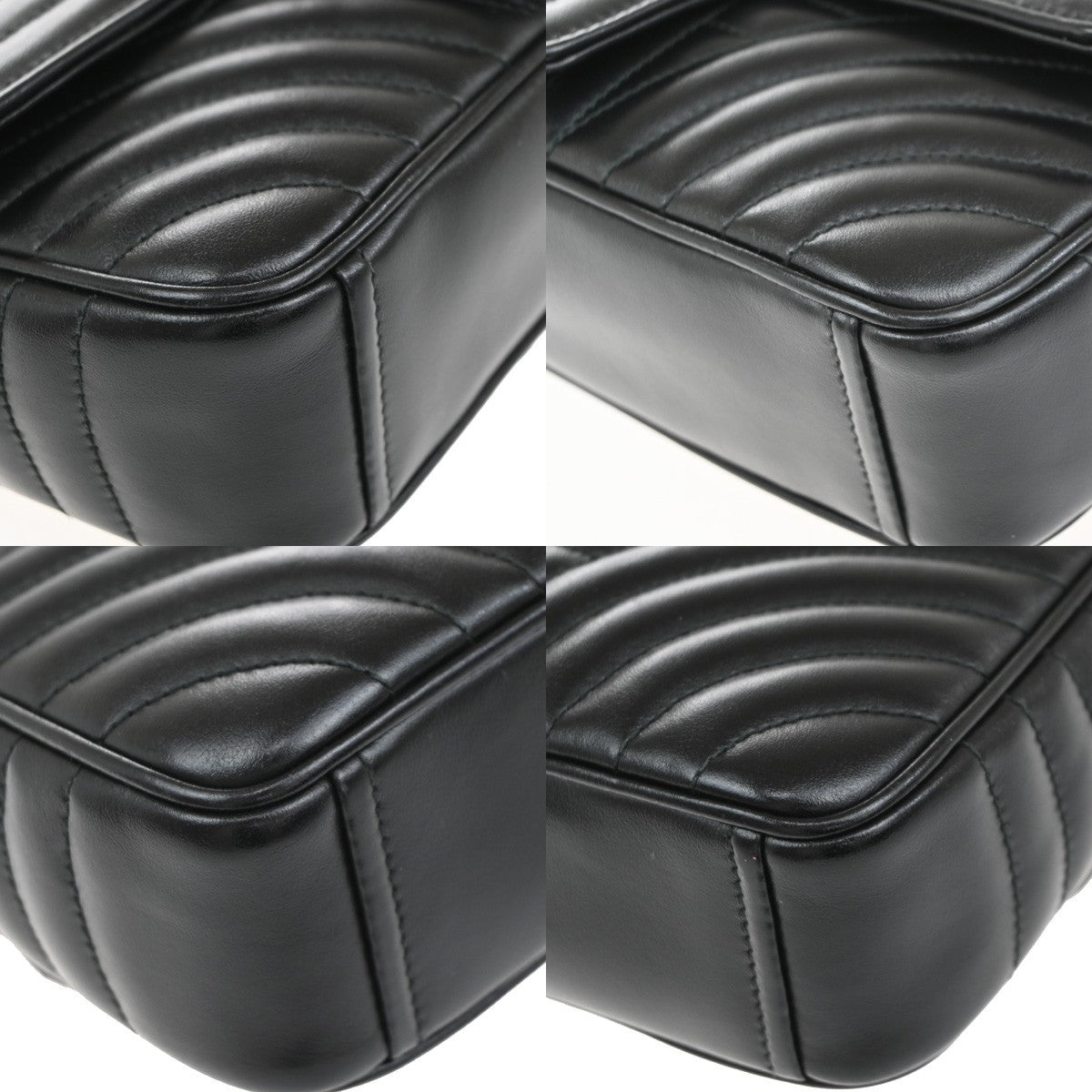 Prada Chain Flap Shoulder Bag Diagramme Quilted Leather