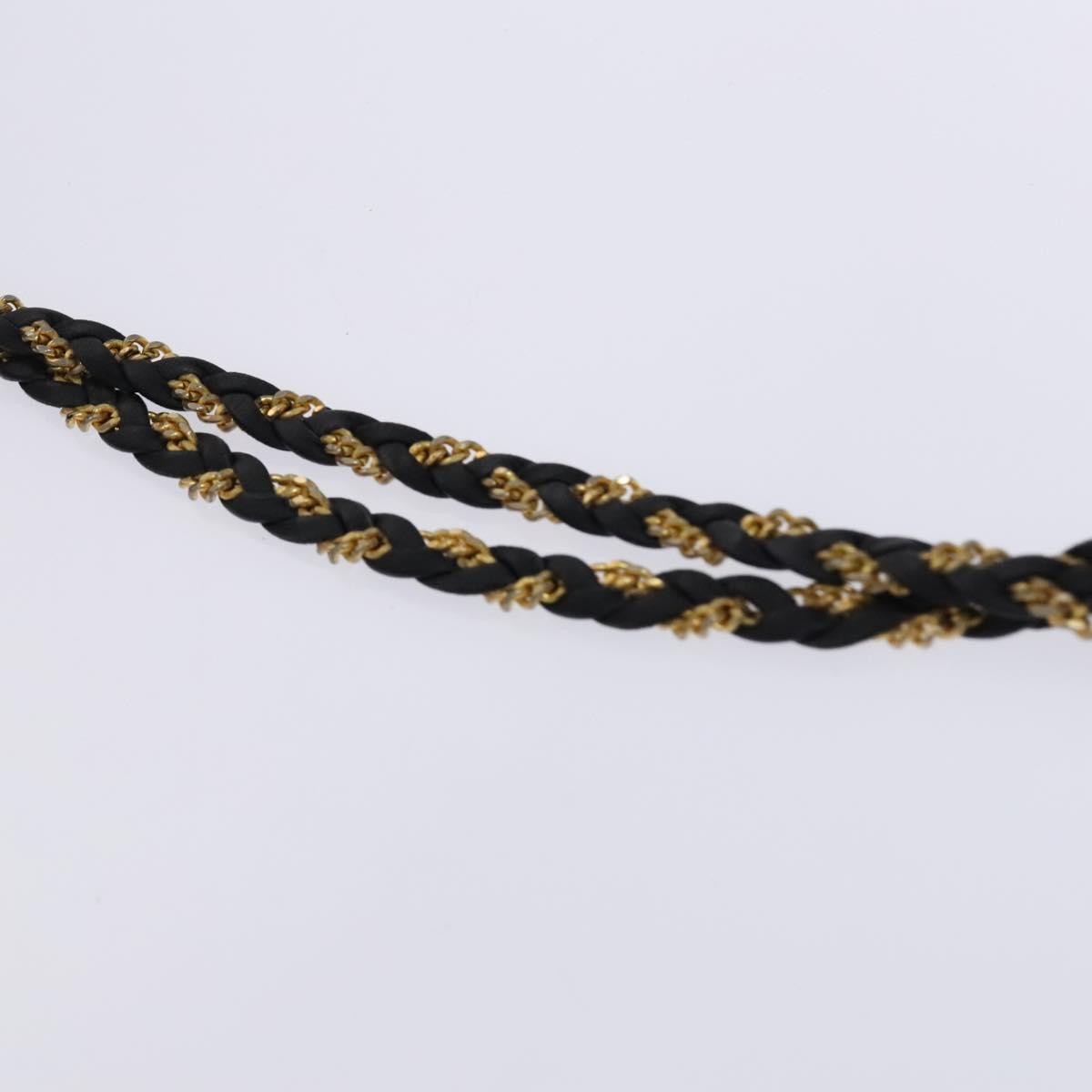 Bally Vintage Chain Shoulder Bag Quilted Leather