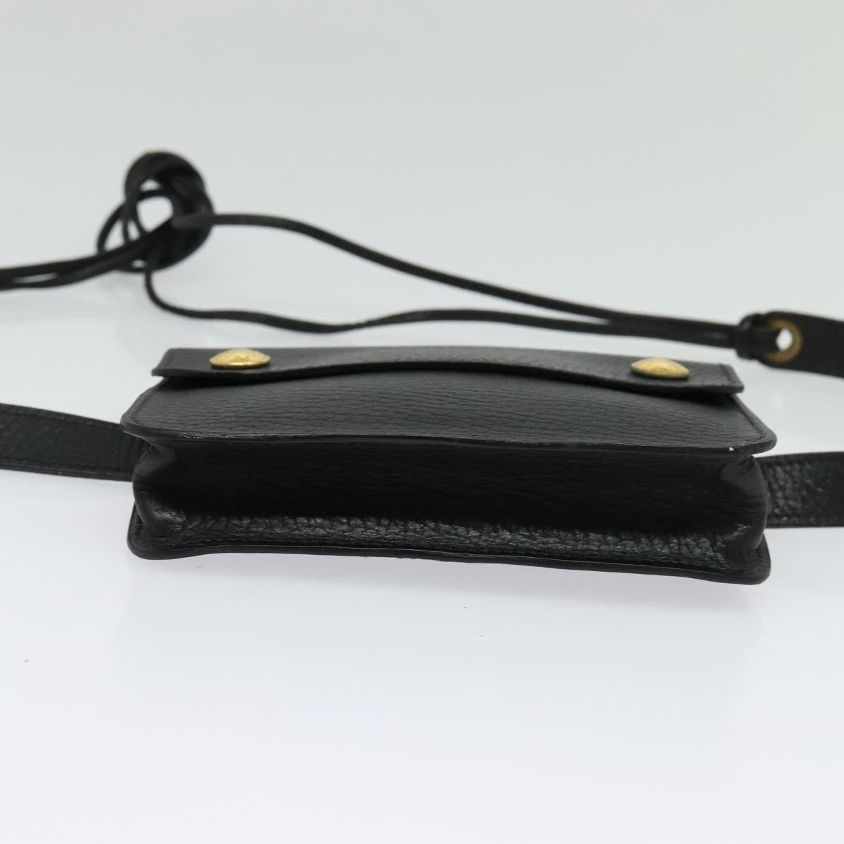 Hermes Pochette Green Waist Bag Leather